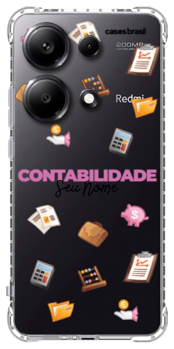 Capinha para celular Contabilidade - Profissão Com Nome