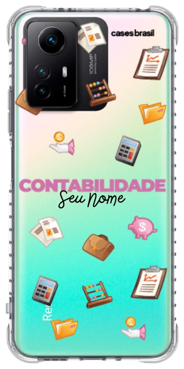 Capinha para celular Contabilidade - Profissão Com Nome