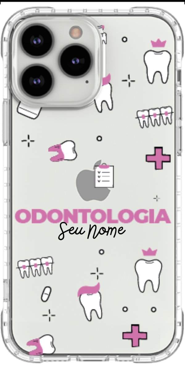 Capinha para celular Odontologia - Profissão Com Nome