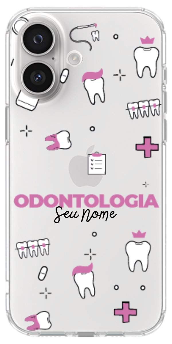 Capinha para celular Odontologia - Profissão Com Nome
