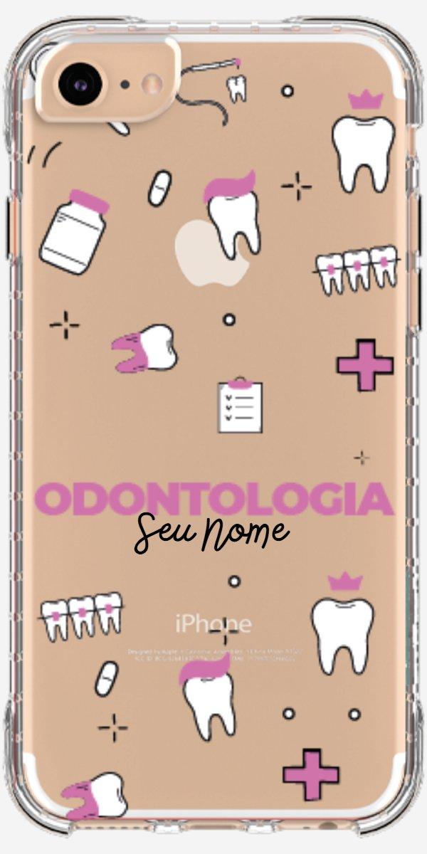 Capinha para Celular Odontologia - Profissão Com Nome