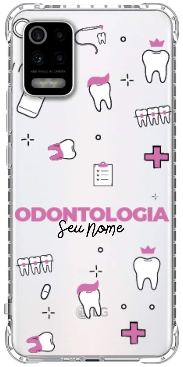 Capinha para Celular Odontologia - Profissão Com Nome