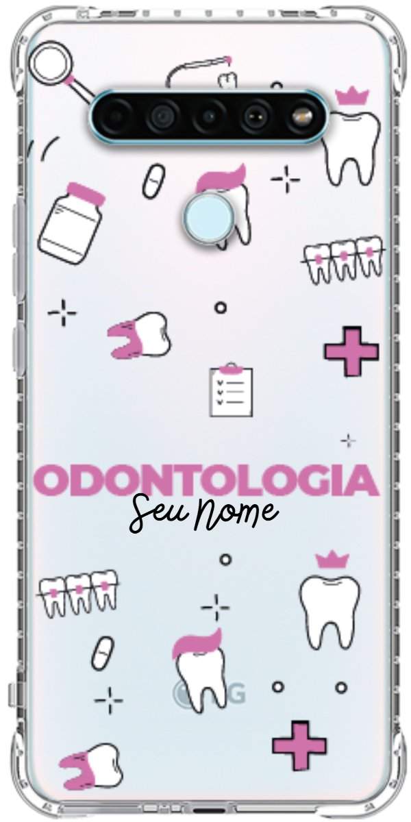 Capinha para Celular Odontologia - Profissão Com Nome