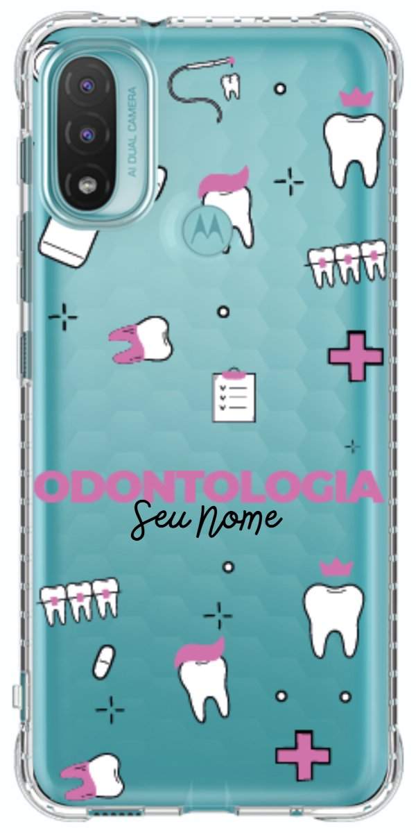 Capinha para Celular Odontologia - Profissão Com Nome