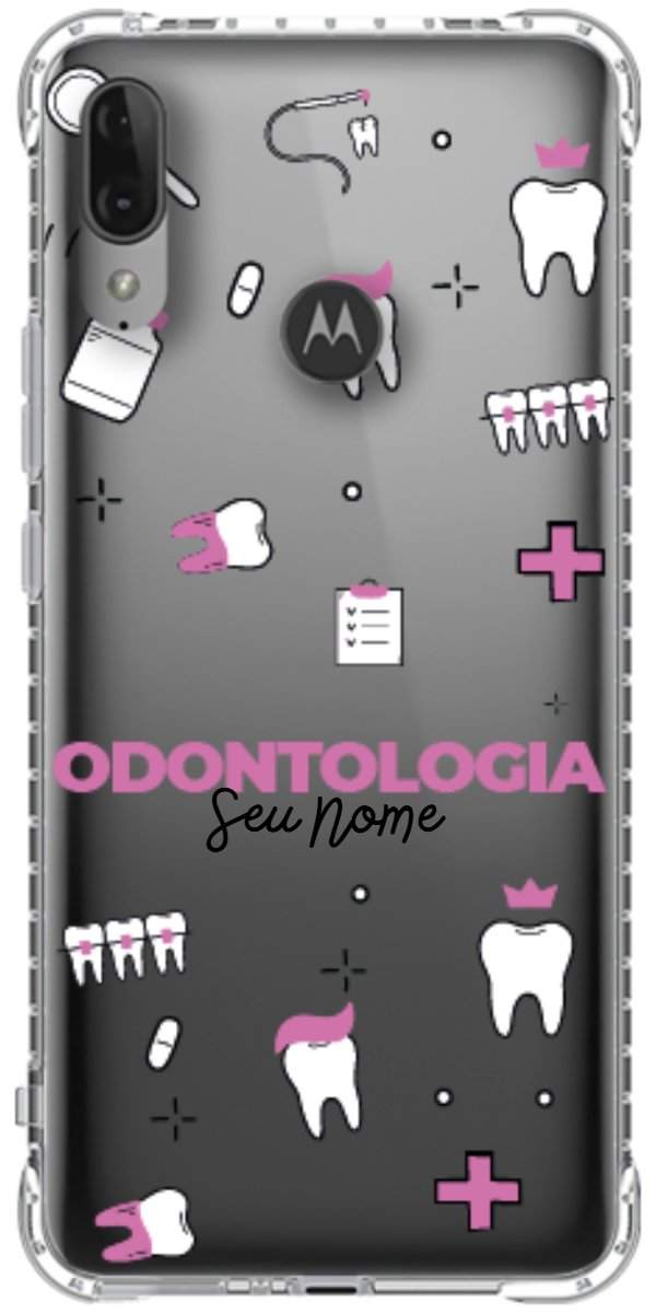 Capinha para Celular Odontologia - Profissão Com Nome