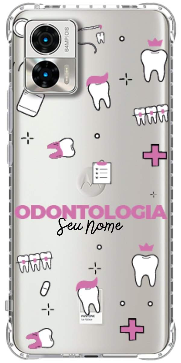 Capinha para Celular Odontologia - Profissão Com Nome