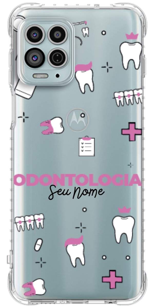 Capinha para Celular Odontologia - Profissão Com Nome