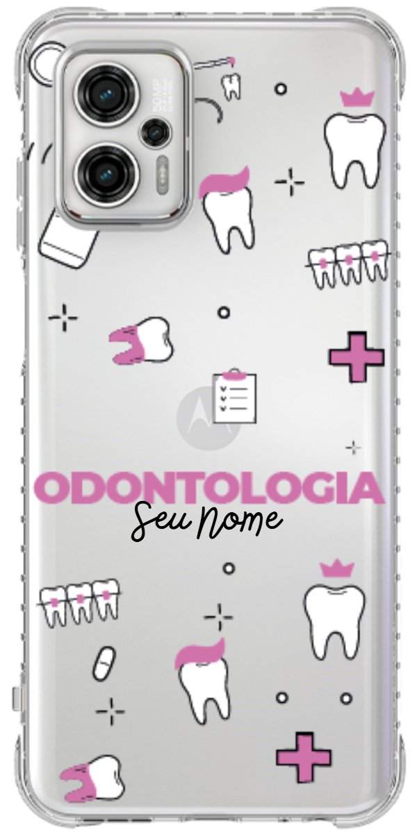 Capinha para Celular Odontologia - Profissão Com Nome