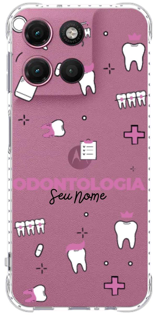 Capinha para Celular Odontologia - Profissão Com Nome