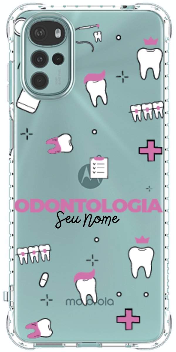Capinha para Celular Odontologia - Profissão Com Nome