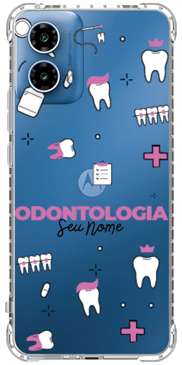 Capinha para Celular Odontologia - Profissão Com Nome