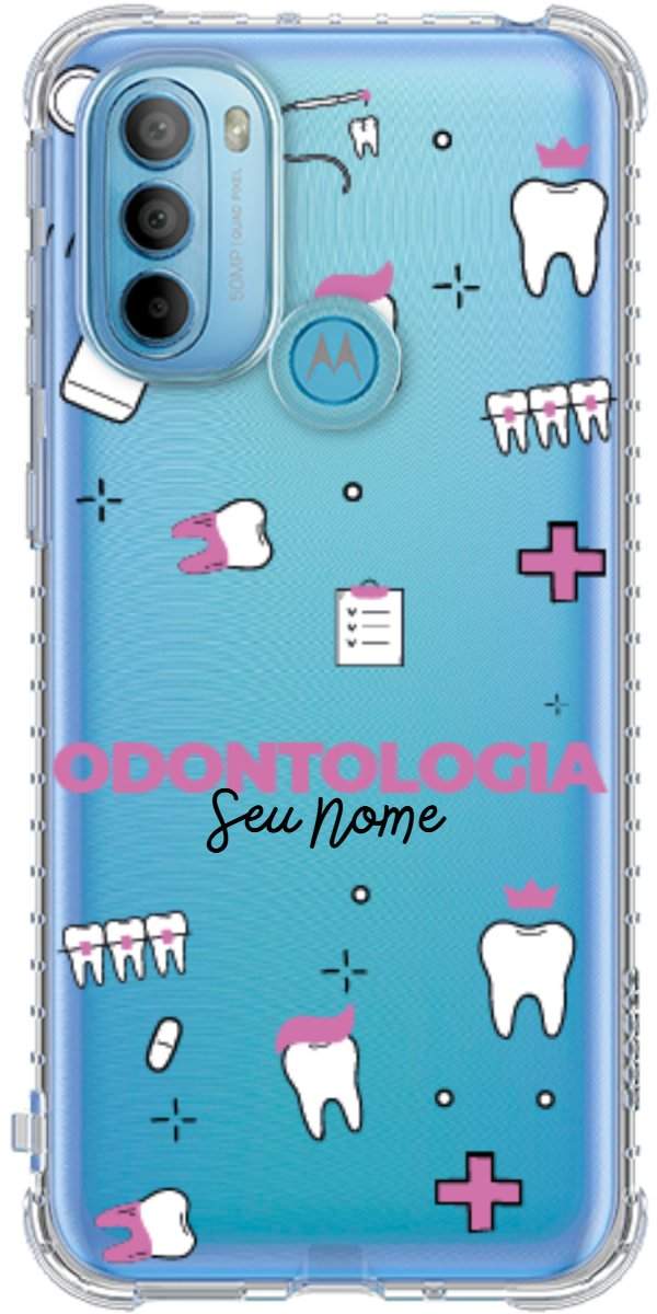 Capinha para Celular Odontologia - Profissão Com Nome