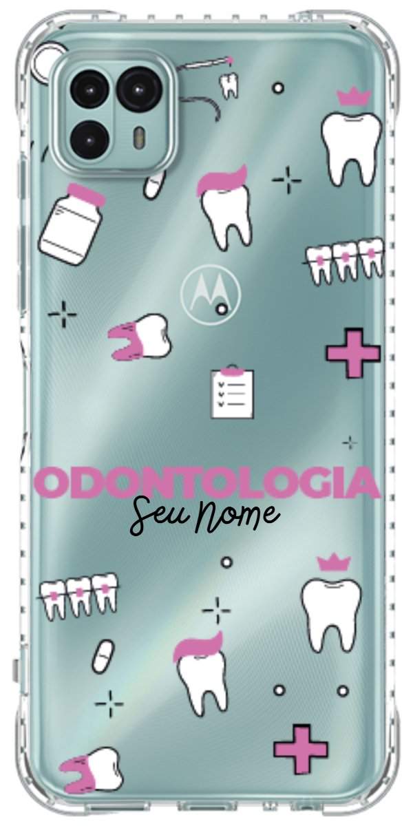 Capinha para Celular Odontologia - Profissão Com Nome
