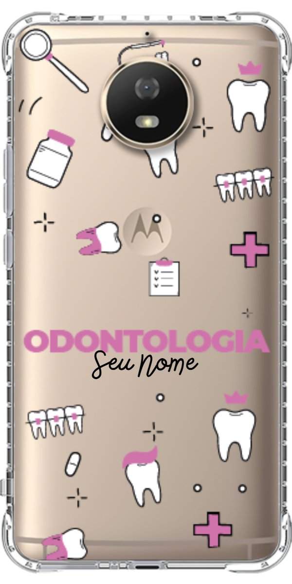 Capinha para Celular Odontologia - Profissão Com Nome