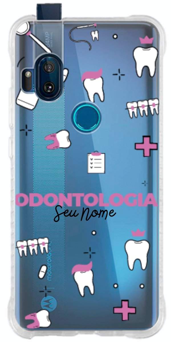 Capinha para Celular Odontologia - Profissão Com Nome