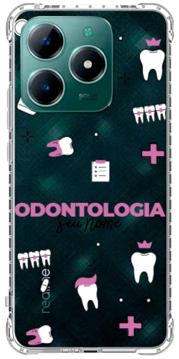 Capinha para Celular Odontologia - Profissão Com Nome