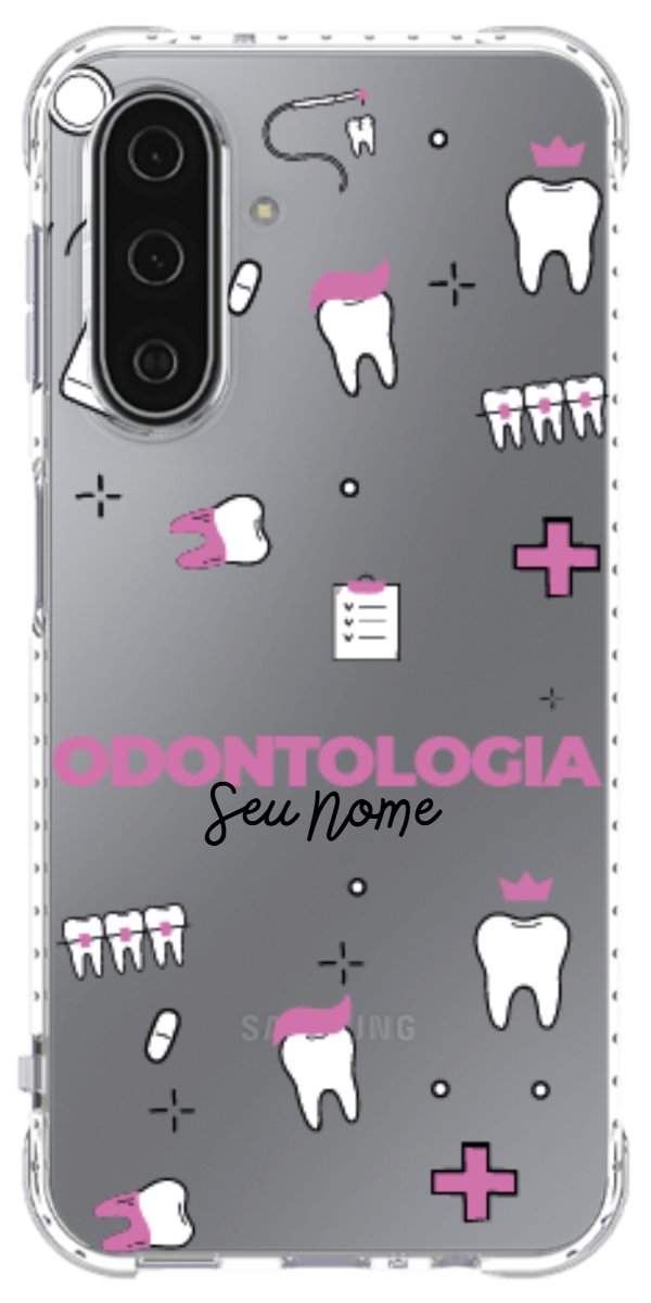 Capinha para Celular Odontologia - Profissão Com Nome
