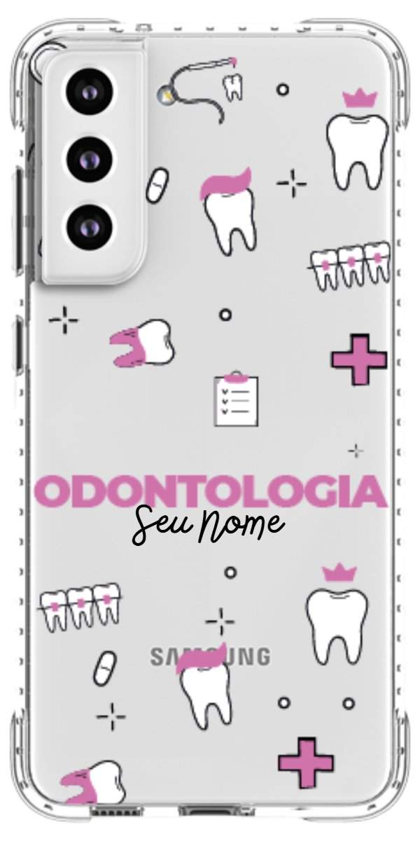 Capinha para Celular Odontologia - Profissão Com Nome