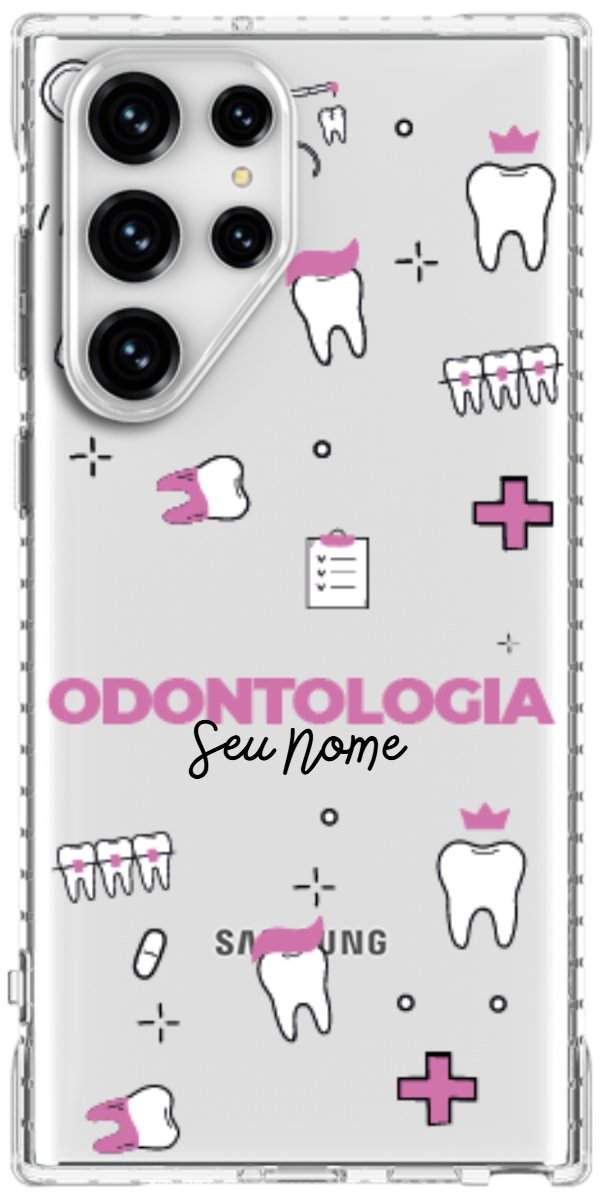 Capinha para Celular Odontologia - Profissão Com Nome