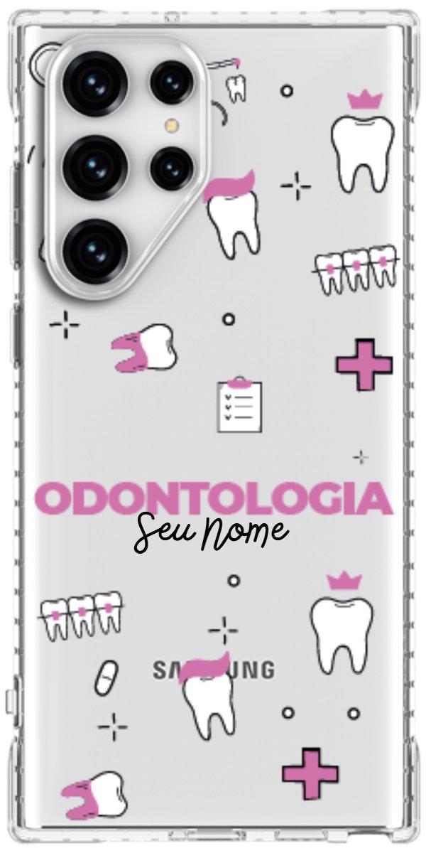 Capinha para Celular Odontologia - Profissão Com Nome