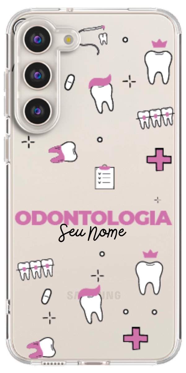 Capinha para Celular Odontologia - Profissão Com Nome