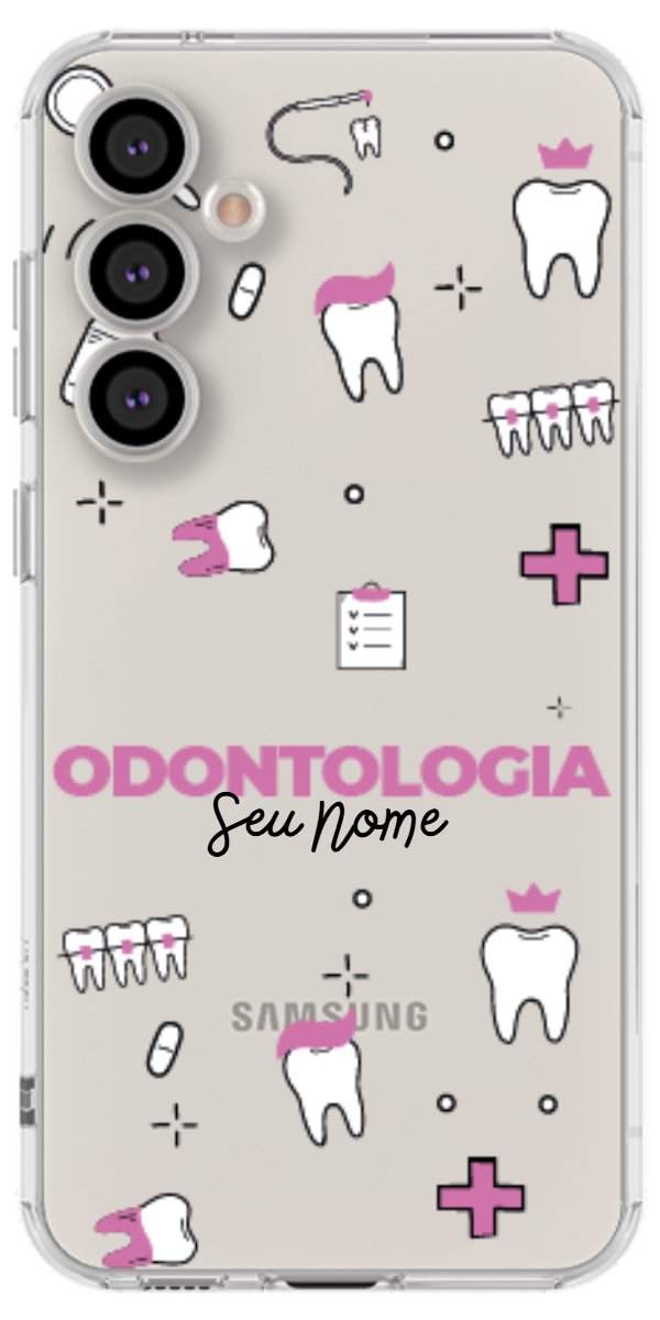 Capinha para Celular Odontologia - Profissão Com Nome