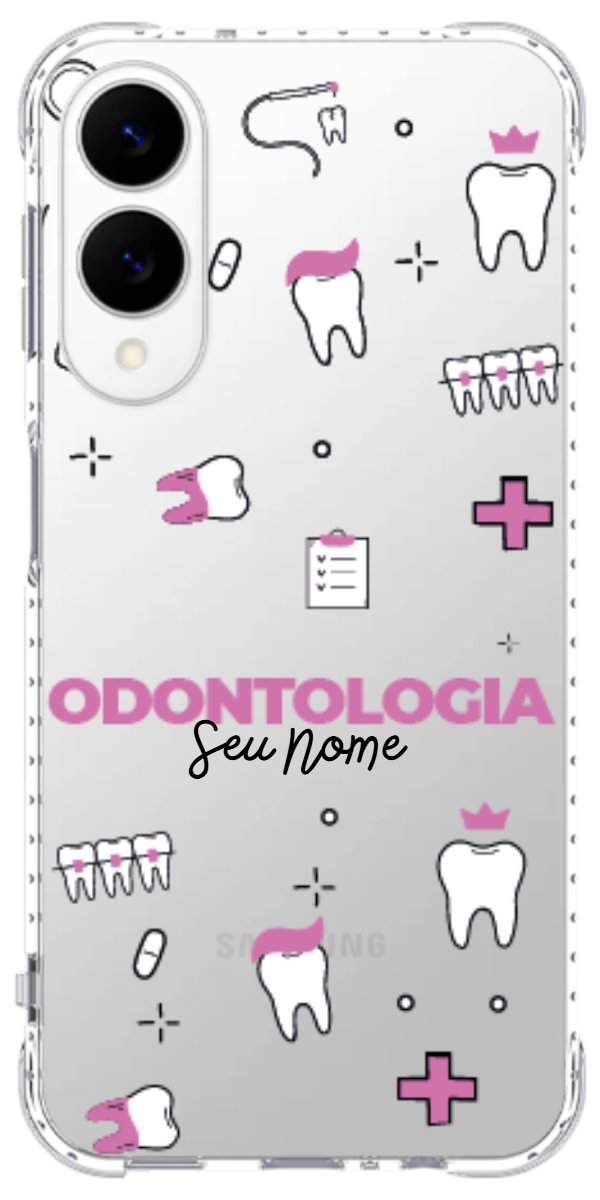 Capinha para Celular Odontologia - Profissão Com Nome
