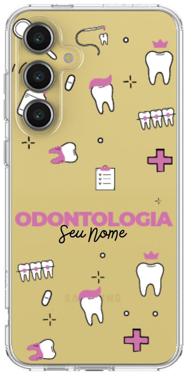 Capinha para Celular Odontologia - Profissão Com Nome