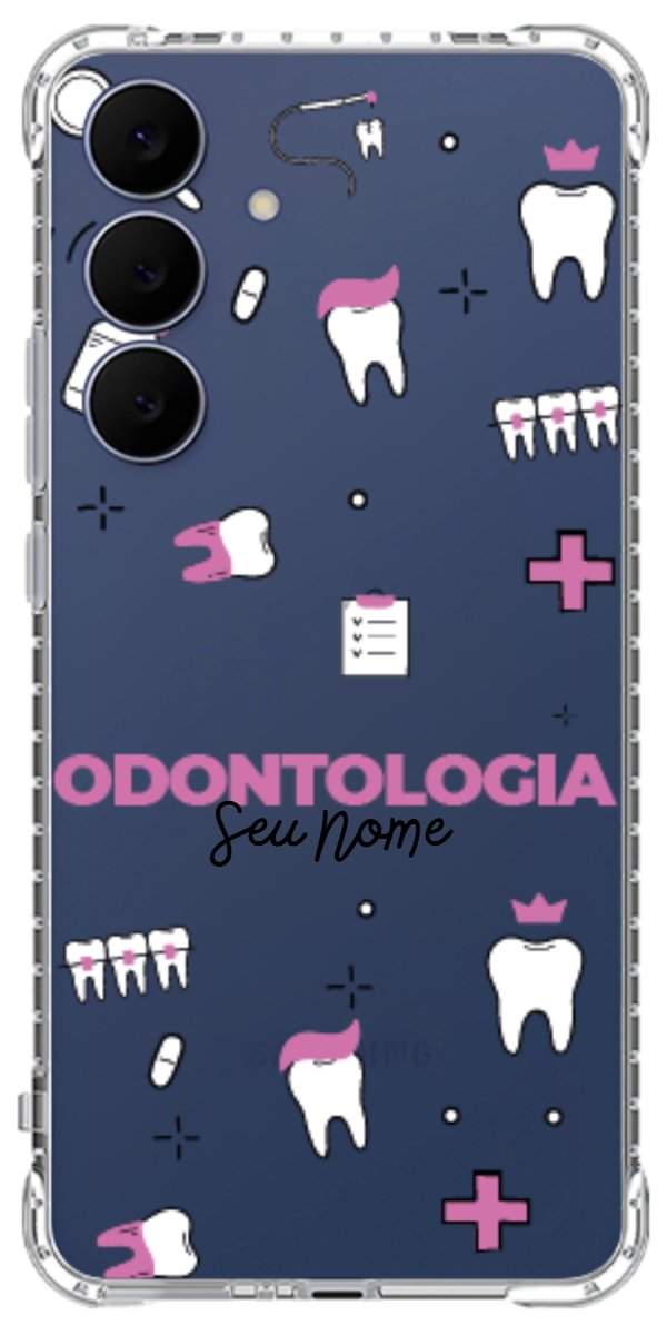 Capinha para Celular Odontologia - Profissão Com Nome