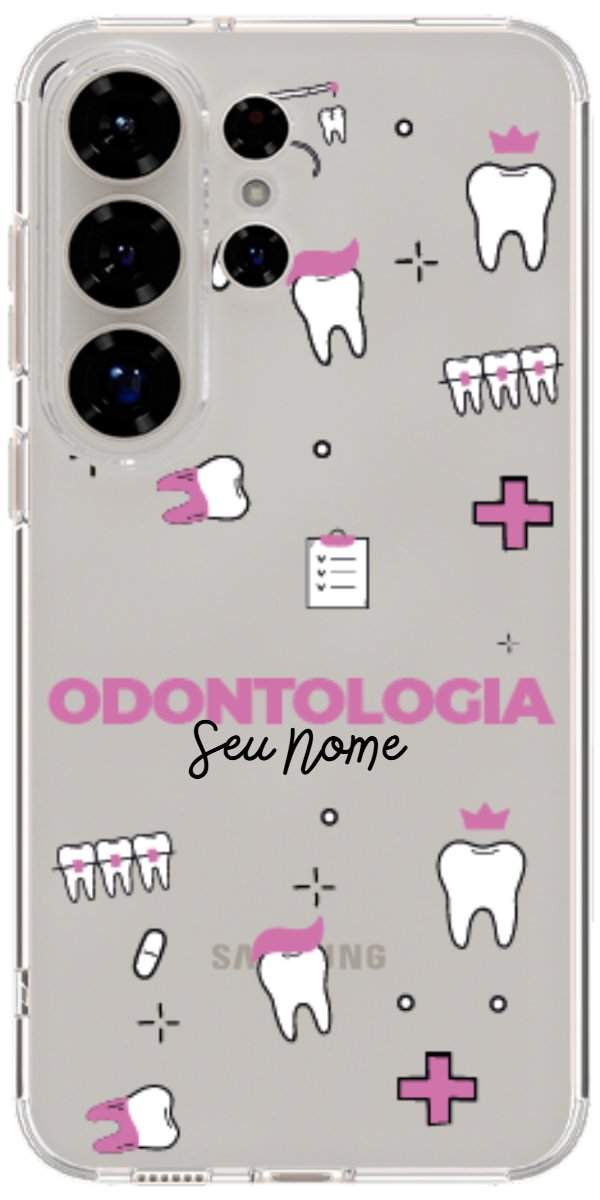 Capinha para Celular Odontologia - Profissão Com Nome
