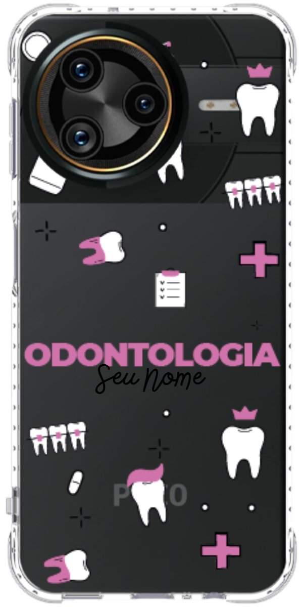 Capinha para Celular Odontologia - Profissão Com Nome