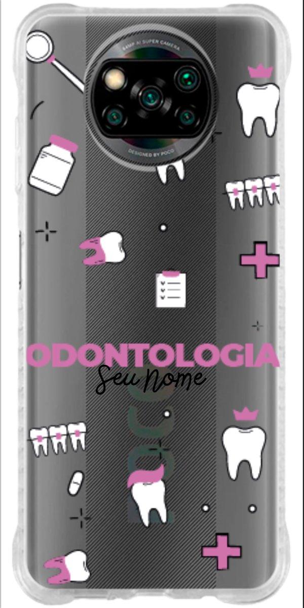 Capinha para Celular Odontologia - Profissão Com Nome