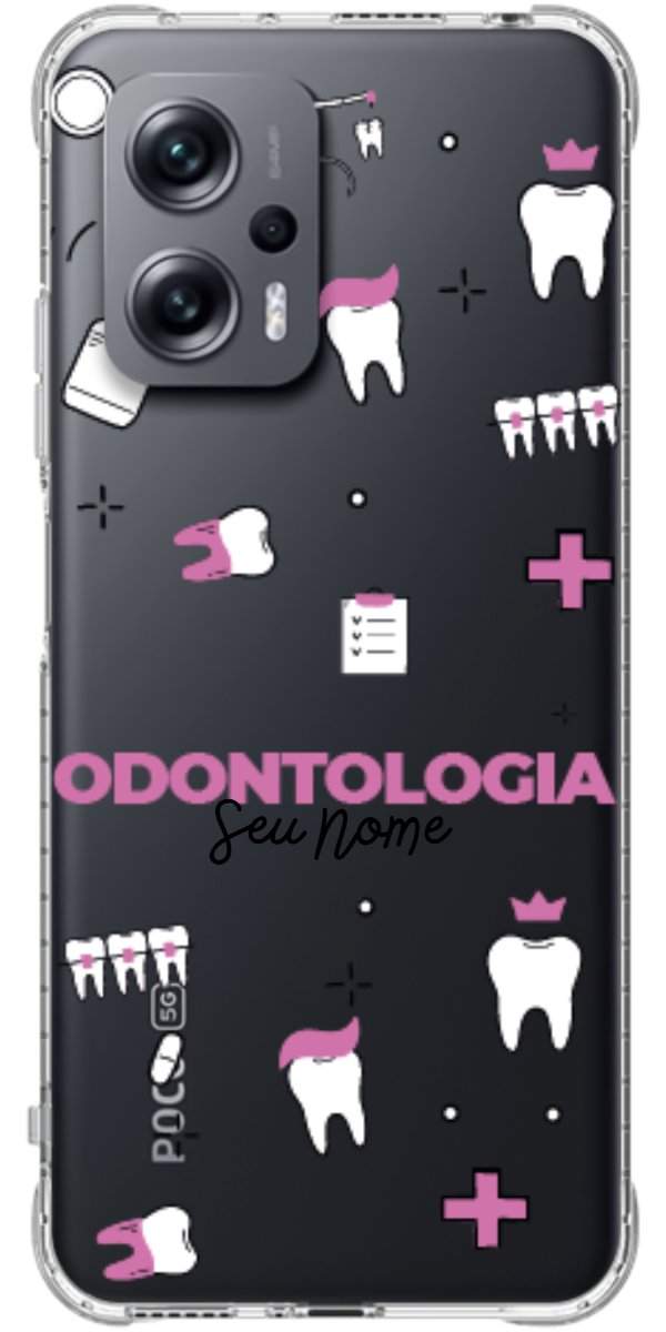Capinha para Celular Odontologia - Profissão Com Nome