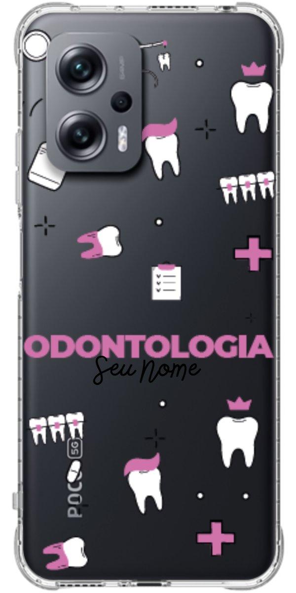 Capinha para Celular Odontologia - Profissão Com Nome