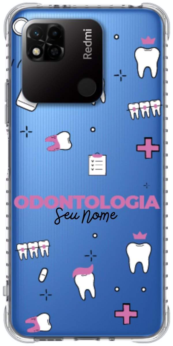 Capinha para Celular Odontologia - Profissão Com Nome