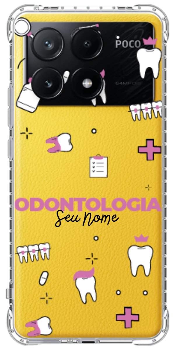 Capinha para Celular Odontologia - Profissão Com Nome