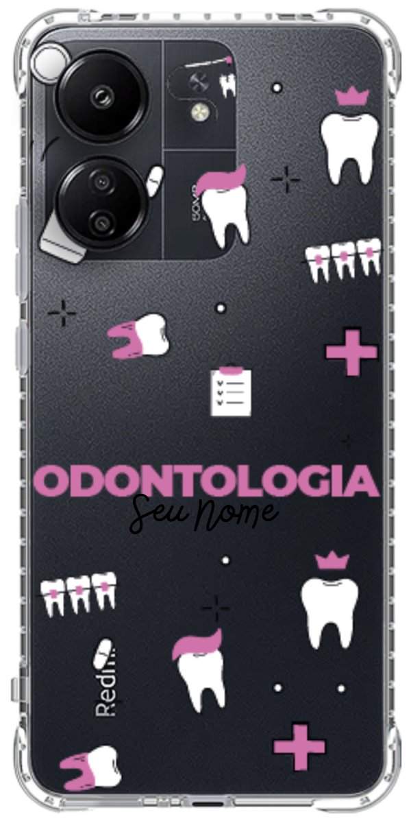 Capinha para Celular Odontologia - Profissão Com Nome