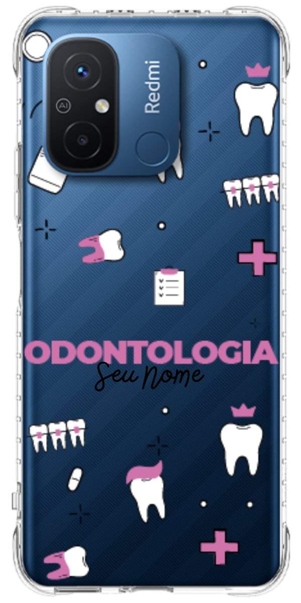 Capinha para Celular Odontologia - Profissão Com Nome