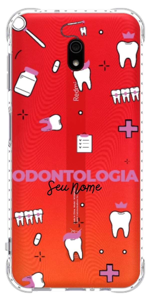 Capinha para Celular Odontologia - Profissão Com Nome