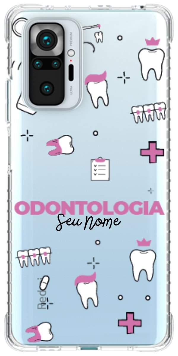 Capinha para Celular Odontologia - Profissão Com Nome