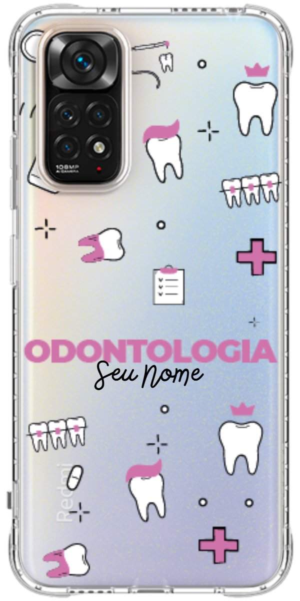 Capinha para Celular Odontologia - Profissão Com Nome