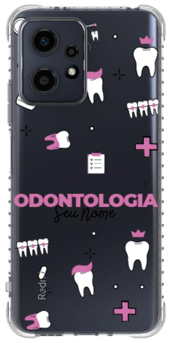 Capinha para Celular Odontologia - Profissão Com Nome