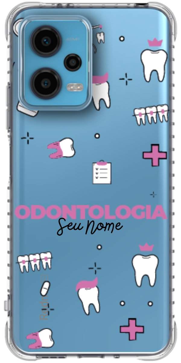 Capinha para Celular Odontologia - Profissão Com Nome