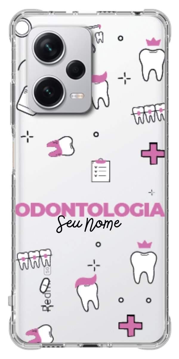 Capinha para Celular Odontologia - Profissão Com Nome