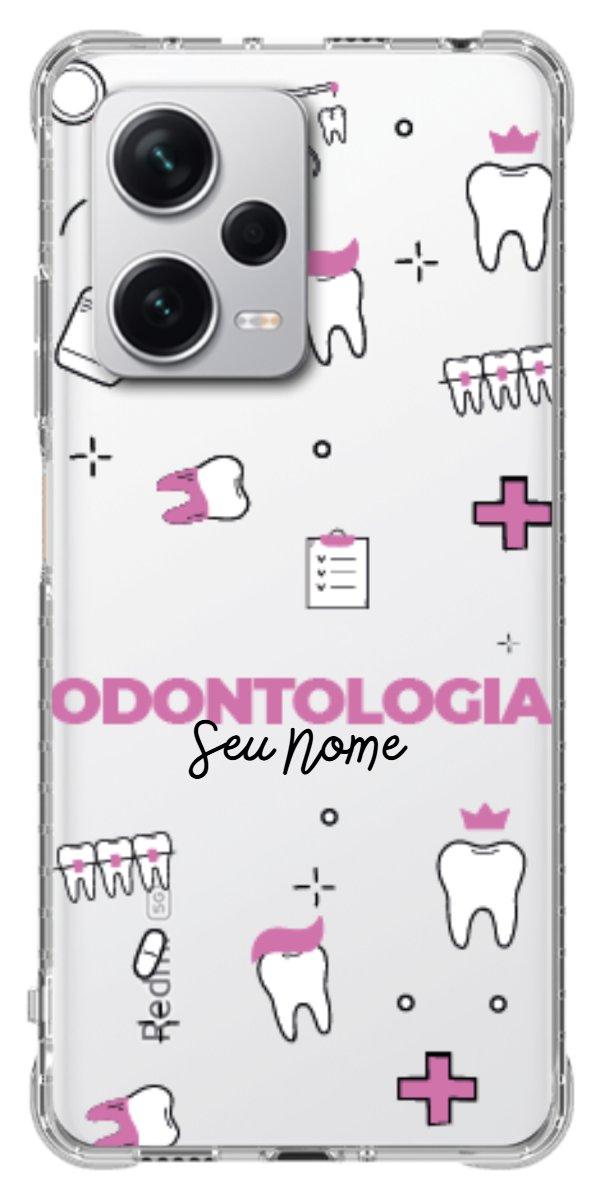Capinha para Celular Odontologia - Profissão Com Nome