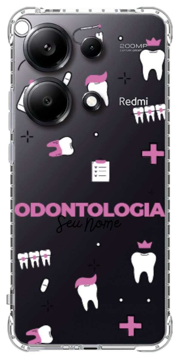 Capinha para celular Odontologia - Profissão Com Nome