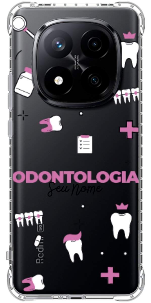 Capinha para Celular Odontologia - Profissão Com Nome