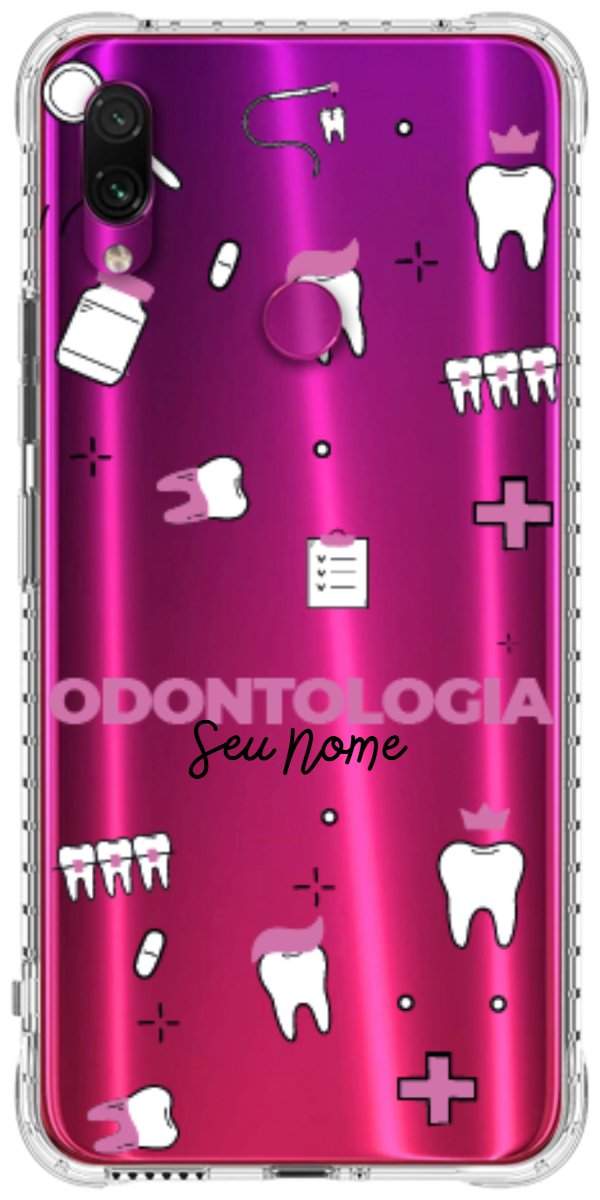 Capinha para Celular Odontologia - Profissão Com Nome