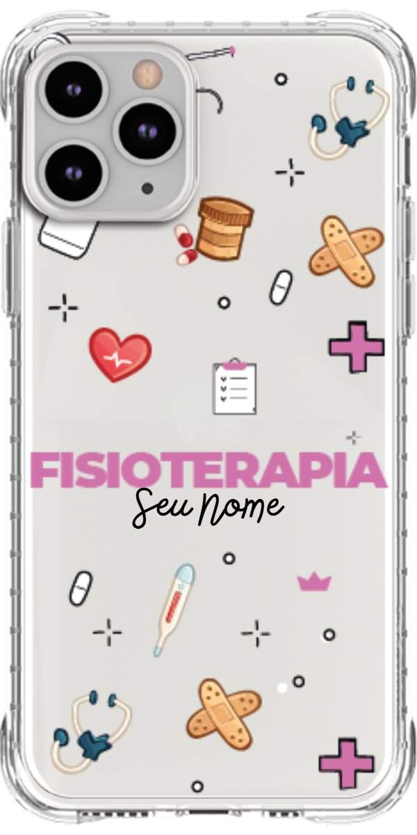 Capinha para celular Fisioterapia - Profissão Com Nome