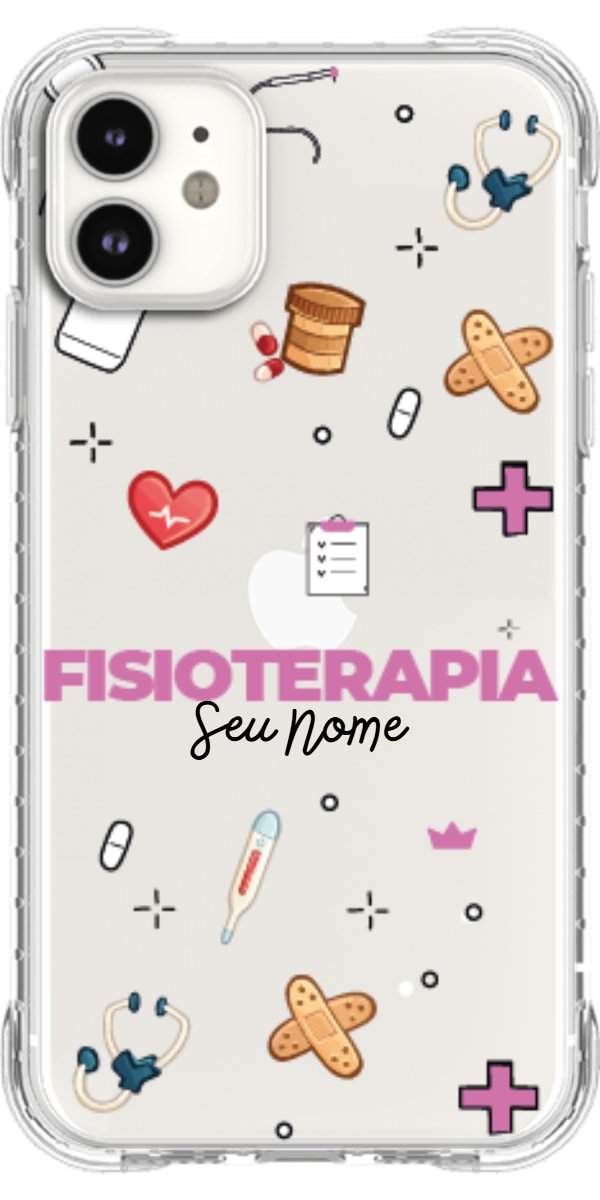 Capinha para celular Fisioterapia - Profissão Com Nome